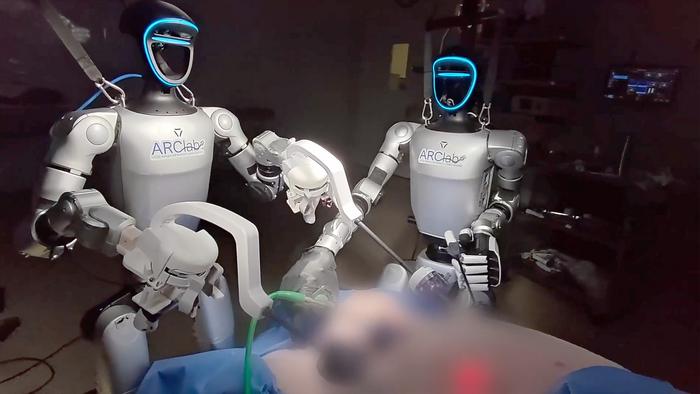 A second successful surgery was performed by two humanoid robots working side by side in a robot-robot team.