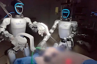 A second successful surgery was performed by two humanoid robots working side by side in a robot-robot team.