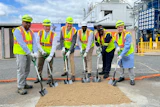 Left to right: Michael Mohammed from Syensqo, Bill Martin, Mayor of Havre de Grace, Marc Doyle, EVP Composite Materials at Syensqo, Marc Cottman, Site Director at Syensqo, Robert Gray from Syensqo, and Max Miller from Syensqo.