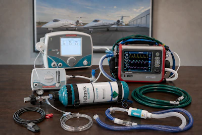 Air Care1 Air Ambulance And Medical Escort Provider Inhaled Nitric Oxide Equipment Photo