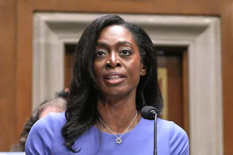 Dr. Erica Schwartz testifies during a Senate Health Education Labor and Pensions committee confirmation hearing to be the director of the Centers for Disease Control and Prevention on Capitol Hill, Wednesday, July 15, 2026, in Washington.
