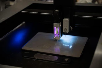 After about three years of experimentation, Khan’s team developed a process for 3D printing conductive silver ink onto a thermoplastic elastomer, a soft, stretchable material with properties similar to human skin. The material can stretch roughly 5% to 10%, allowing the coil to bend and move with the body.