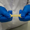 The substrate can adhere firmly to commonly used serpentine metal circuits without additional adhesives or polymeric fixing layers. It withstands stretching without delamination or detachment.