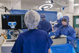 Mako robotic system assisted surgery.