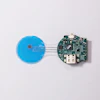 The HELP patch integrates porous flexible input/output connectors and a miniature wireless printed circuit board.
