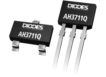 Diodes AH371IQ semiconductor chips in surface-mount and through-hole packages